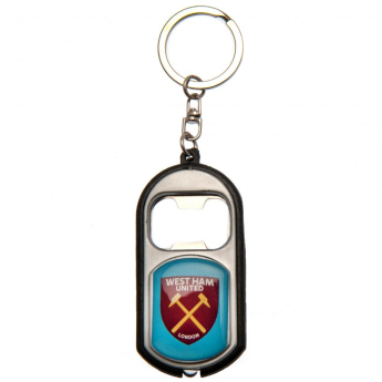 West Ham United prívesok s otvárakom Key Ring Torch Bottle Opener