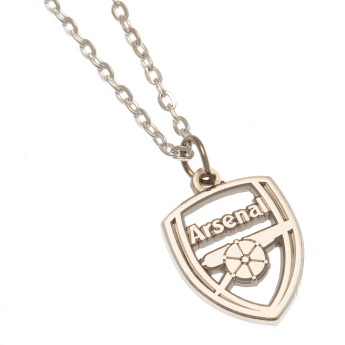 FC Arsenal retiazka na krk s príveskom Silver Plated Pendant & Chain CR