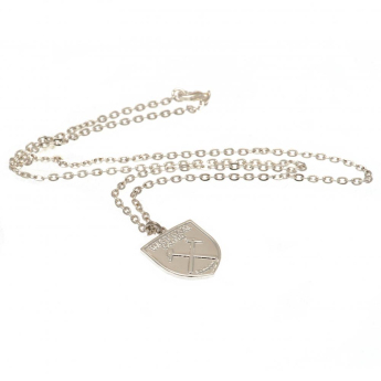 West Ham United retiazka na krk s príveskom Silver Plated Pendant & Chain CR