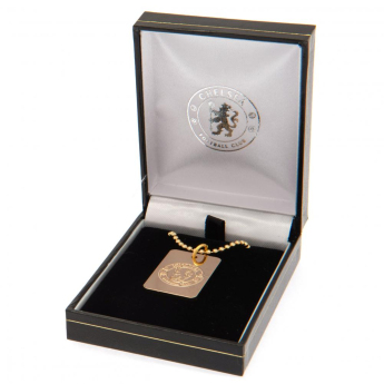 FC Chelsea retiazka na krk s psou známkou Gold Plated Dog Tag & Chain