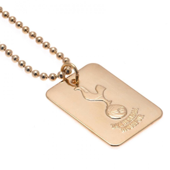 Tottenham retiazka na krk s psou známkou Gold Plated Dog Tag & Chain