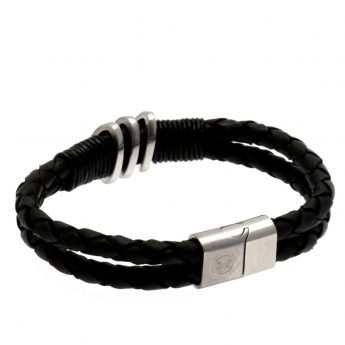FC Celtic kožený náramok Leather Bracelet