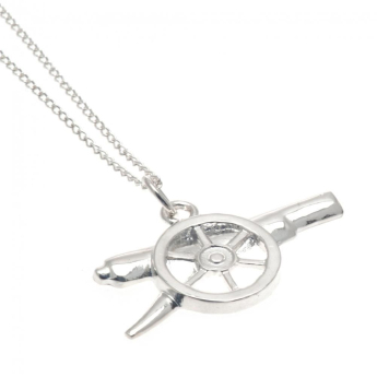 FC Arsenal retiazka na krk s príveskom Silver Pendant & Chain GN