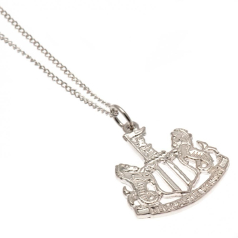 Newcastle United retiazka na krk s príveskom Sterling Silver Pendant & Chain