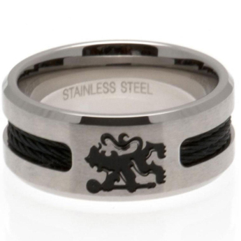 FC Chelsea prsteň Black Inlay Small