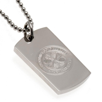 FC Celtic retiazka na krk s psou známkou Engraved Dog Tag & Chain