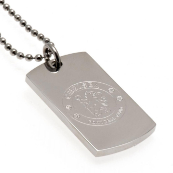 FC Chelsea retiazka na krk s psou známkou Engraved Dog Tag & Chain