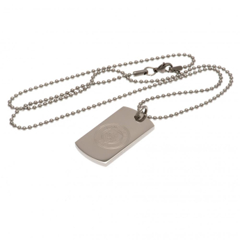 Manchester City retiazka na krk s psou známkou Engraved Dog Tag & Chain