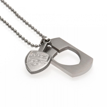 FC Arsenal retiazka na krk s psou známkou Dog Tag & Chain CO CR