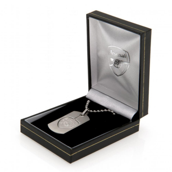 FC Arsenal retiazka na krk s psou známkou Dog Tag & Chain CO CR