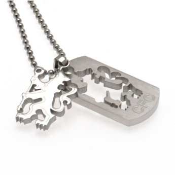 FC Chelsea retiazka na krk s psou známkou Dog Tag & Chain CO
