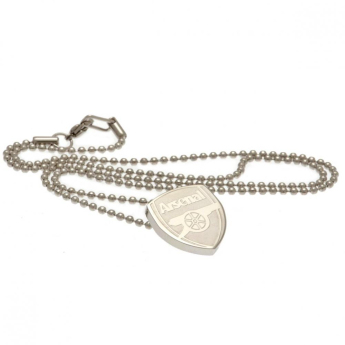 FC Arsenal retiazka na krk s príveskom Stainless Steel Pendant & Chain
