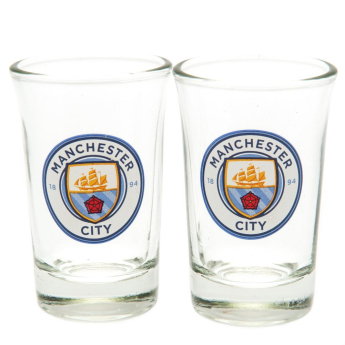 Manchester City panák štamprlík 2pk Shot Glass Set