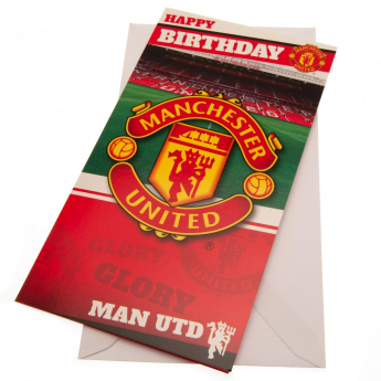 Manchester United narodeninové želanie Birthday Card Stadium