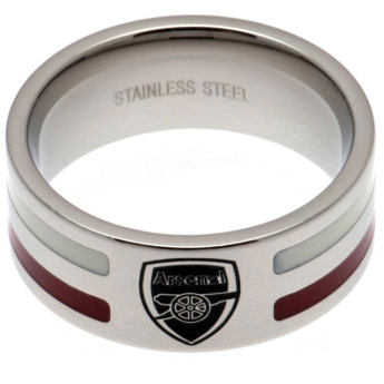 FC Arsenal prsteň Colour Stripe Ring Medium
