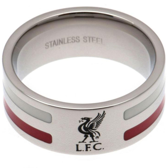 FC Liverpool prsteň Colour Stripe Ring Medium