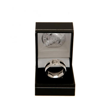 Leicester City prsteň Black Inlay Ring Medium