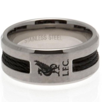 FC Liverpool prsteň Black Inlay Large