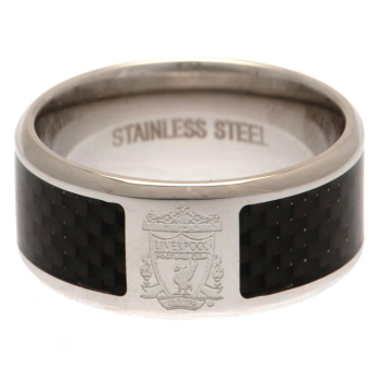 FC Liverpool prsteň Carbon Fibre Ring Large