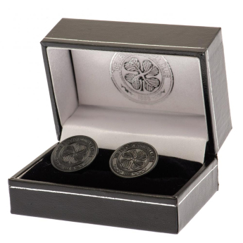 FC Celtic manžetové gombíky Black IP Cufflinks