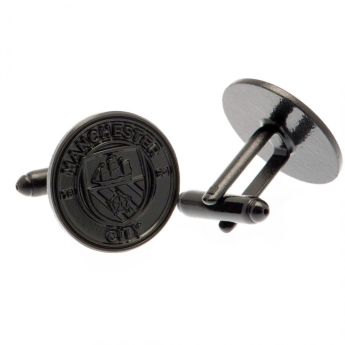 Manchester City manžetové gombíky Black IP Cufflinks