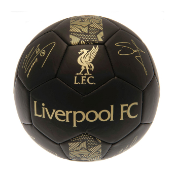 FC Liverpool fotbalová mini lopta Skill Ball Signature Gold PH size 1