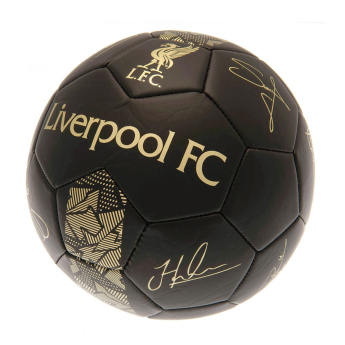 FC Liverpool fotbalová mini lopta Skill Ball Signature Gold PH size 1