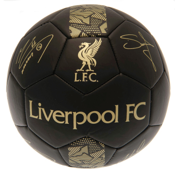 FC Liverpool futbalová lopta Signature Gold PH - size 5
