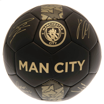 Manchester City futbalová lopta Signature Gold PH - size 5