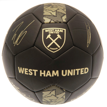 West Ham United futbalová lopta Signature Gold PH size 5