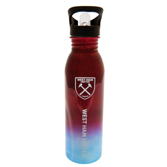 West Ham United fľaša na pitie UV Metallic Drinks Bottle