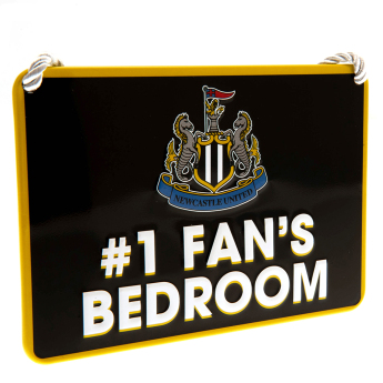 Newcastle United značka do spálne Bedroom Sign No1 Fan