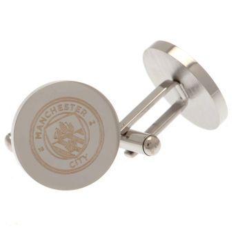 Manchester City manžetové gombíky Stainless Steel Round Cufflinks