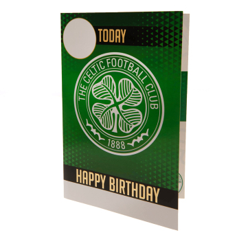 FC Celtic narodeninová pohľadnica so samolepkami To a No.1 Celtic Fan! Have an amazing day
