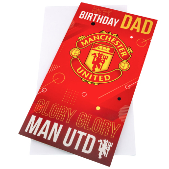 Manchester United narodeninové želanie Dad Birthday Card