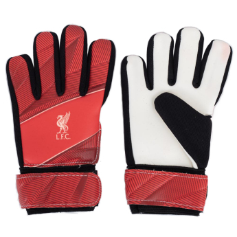 FC Liverpool detské brankárske rukavice Fuse Goalkeeper Gloves Kids 67-73mm palm width
