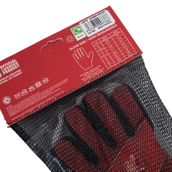 FC Liverpool detské brankárske rukavice Fuse Goalkeeper Gloves Kids 67-73mm palm width