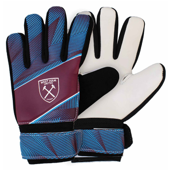 West Ham United brankárske rukavice Fuse Goalkeeper Gloves Kids 67-73mm palm width