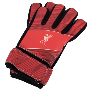 FC Liverpool detské brankárske rukavice Fuse Goalkeeper Gloves Yths 79-86mm palm width