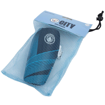 Manchester City detské futbalové chrániče Fuse Shin Pads Youths 10 to 12 years