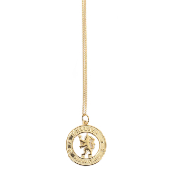 FC Chelsea retiazka na krk s príveskom 18ct Gold Plated on Silver