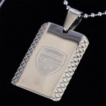 FC Arsenal retiazka na krk s psou známkou Patterned Dog Tag & Chain