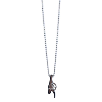 FC Arsenal retiazka na krk s príveskom Stainless Steel Cannon Pendant & Chain