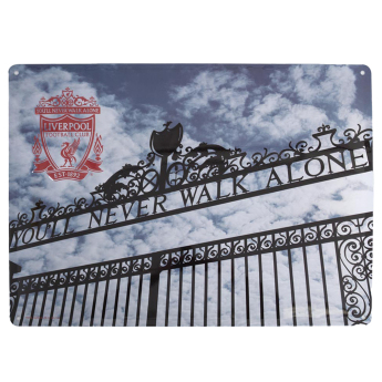 FC Liverpool ceduľa na stenu Shankly Gates Large