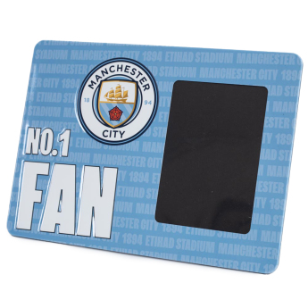 Manchester City rámik na fotografiu No1 Fan 12cm x 8.5cm