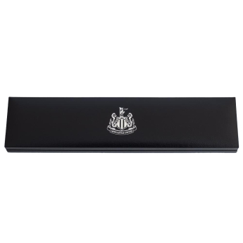 Newcastle United kožený náramok Black IP Leather Bracelet
