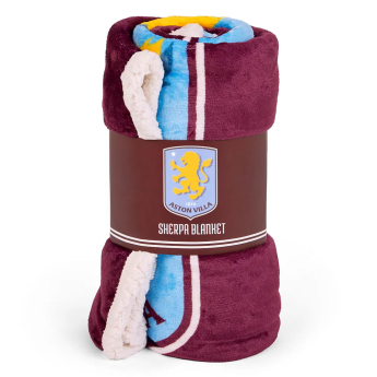 Aston Villa fleecová deka Sherpa