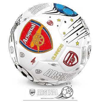 FC Arsenal futbalová lopta Colour - size 2