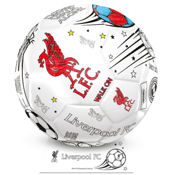 FC Liverpool futbalová lopta Colour - size 2