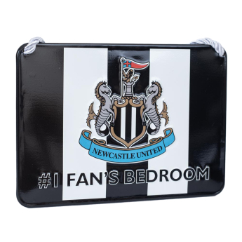 Newcastle United ceduľa na stenu No1 Fan Stripe Bedroom